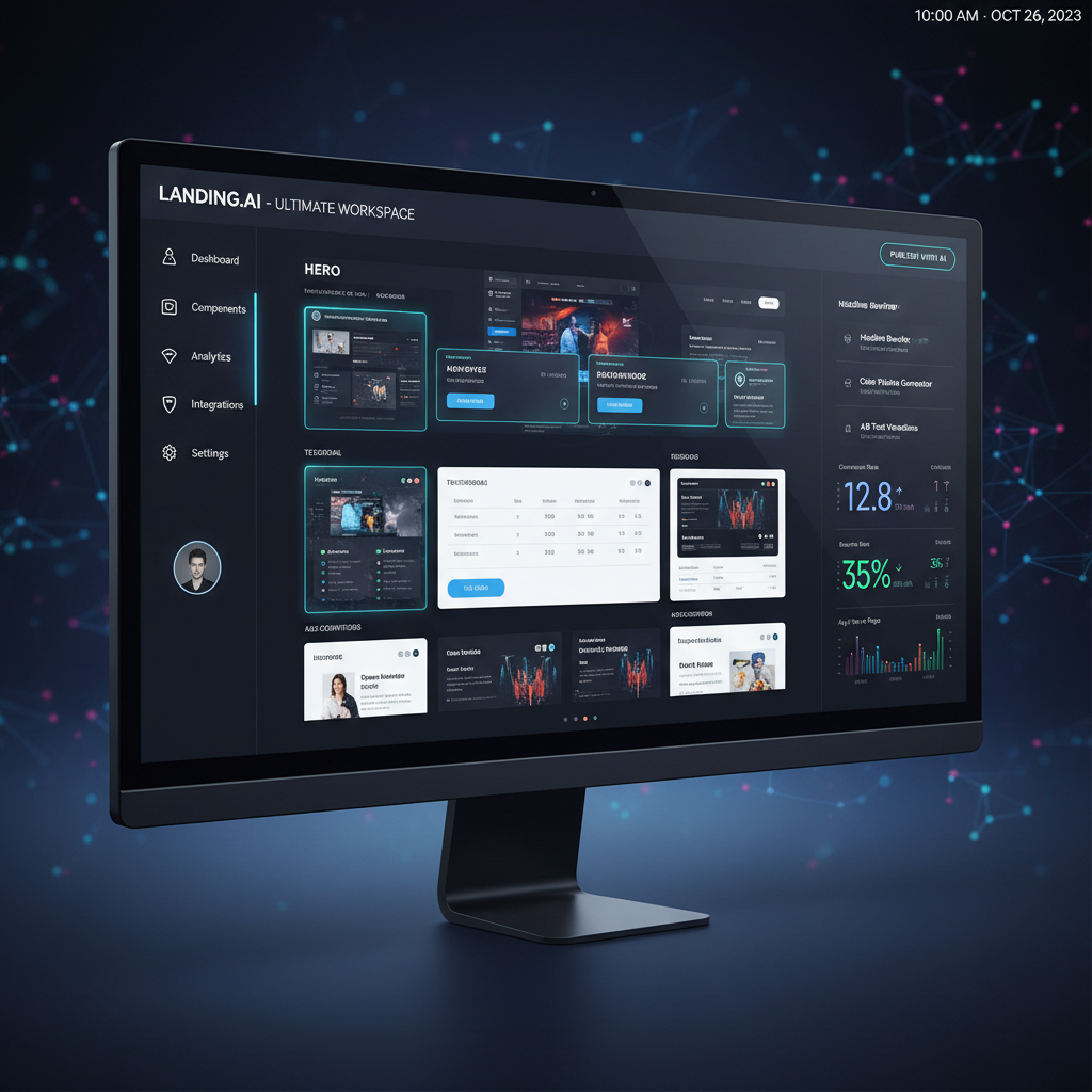 Best AI Tool for Landing Pages Interface Showcase