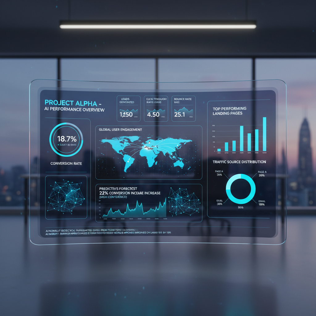 Top 3 AI Tools for Creating Landing Pages Evaluation Dashboard