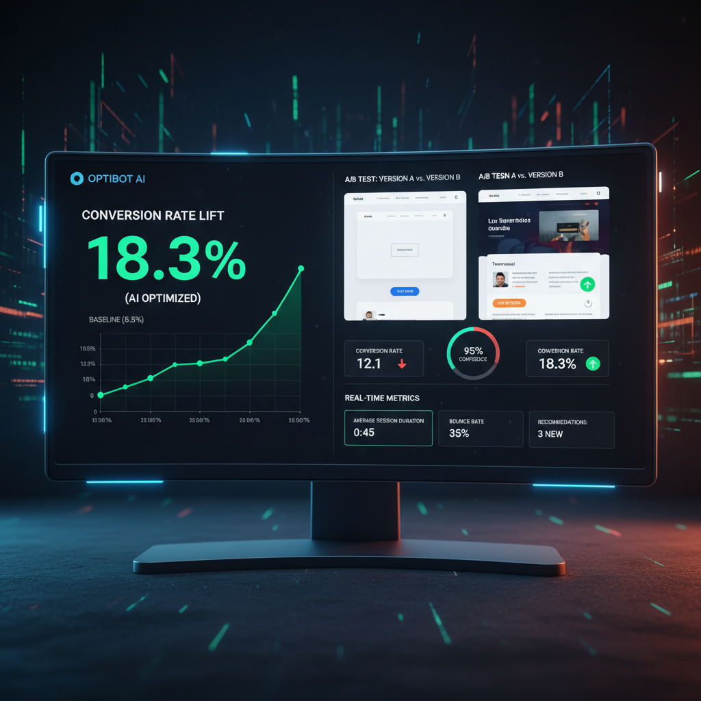 Landing Page Optimization AI Conversion Dashboard